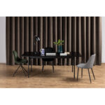 Valgomojo stalas ANGUS 200x90xH74cm, juodas - Image 5