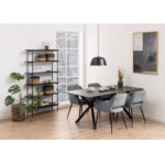 Sieninė spintelė ANGUS 94x27xH172cm, juoda - Image 3