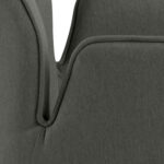 Kėdė AURA su porankiais, tamsiai pilka / ąžuolinė - Image 8