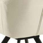 Kėdė LOLA su porankiais, kreminė - Image 6