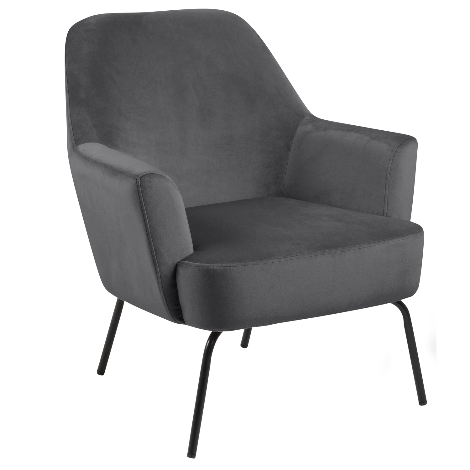 AC90653 Poilsio kėdė MELISSA tamsiai pilka - Image 1