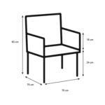 Poilsio kėdė MELISSA tamsiai pilka - Image 2