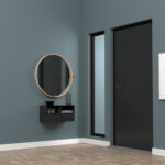 Naktinis staliukas JOLIET 30x25xH30cm, juodas - Image 9