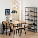 Valgomojo stalas ROXBY 80/120x80xH76cm, ąžuolas - Image 7