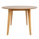 Valgomojo stalas ROXBY D105xH76cm, ąžuolas - Image 3