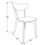 Kėdė ROXBY ąžuolas - Image 2