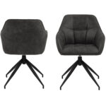 Kėdė BRENDA antracito spalvos - Image 5