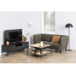 TV staliukas SEAFORD 140x40xH45cm, juodas - Image 2