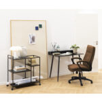 Rašomojo stalo kėdė BRAD ruda - Image 3