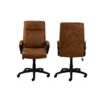 Rašomojo stalo kėdė BRAD ruda - Image 4