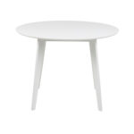 Valgomojo stalas ROXBY, D105xH76cm, baltas - Image 4