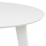 Valgomojo stalas ROXBY, D105xH76cm, baltas - Image 5