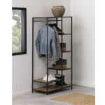 Drabužių lentyna SEAFORD 77x45xH165cm, laukinis ąžuolas - Image 2