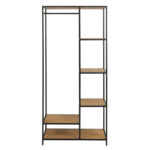 Drabužių lentyna SEAFORD 77x45xH165cm, laukinis ąžuolas - Image 4