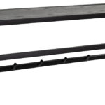 Drabužių lentyna SEAFORD 77x28xH22cm, juoda