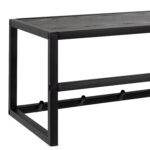 Drabužių lentyna SEAFORD 77x28xH22cm, juoda - Image 3