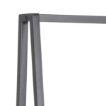 Drabužių lentyna SEAFORD 77x37xH165cm, juoda - Image 5