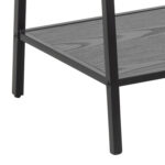 Drabužių lentyna SEAFORD 77x37xH165cm, juoda - Image 6