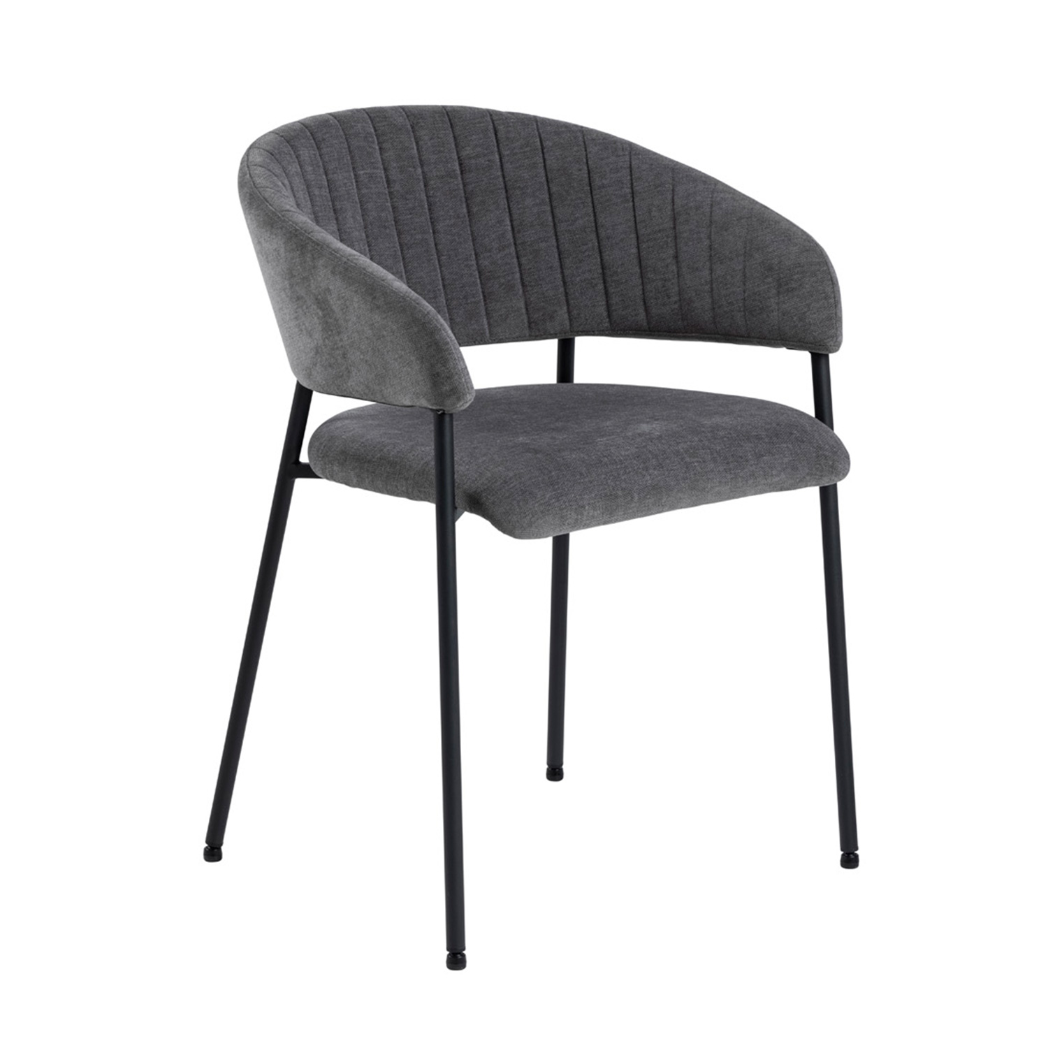 AC95737 Kėdė ANN su porankiais, pilka - Image 1