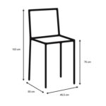 Baro kėdė OREGON brendis - Image 2