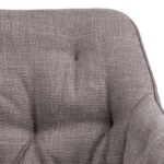 Kėdė BROOKE su porankiais, ruda - Image 5