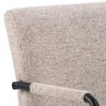 Valgomojo kėdė ADELE su porankiu, smėlio spalvos - Image 4