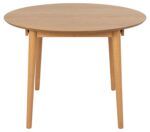 Valgomojo stalas MONTREUX D115/154xH75cm, natūralus - Image 2