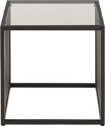 Šoninis staliukas STRINGTON 40x40xH40cm, pilkos spalvos - Image 2