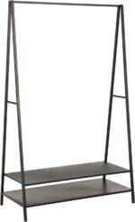 Drabužių pakaba SELJE 105x50xH170cm, juoda