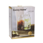 Stiklinis indas TWIN 2×2,3 l, su stovu - Image 2