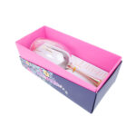 Vyno taurė FLOW "Amazing Friend" H23,7cm 450ml, skaidrus stiklas, rožinė dėžutė - Image 2