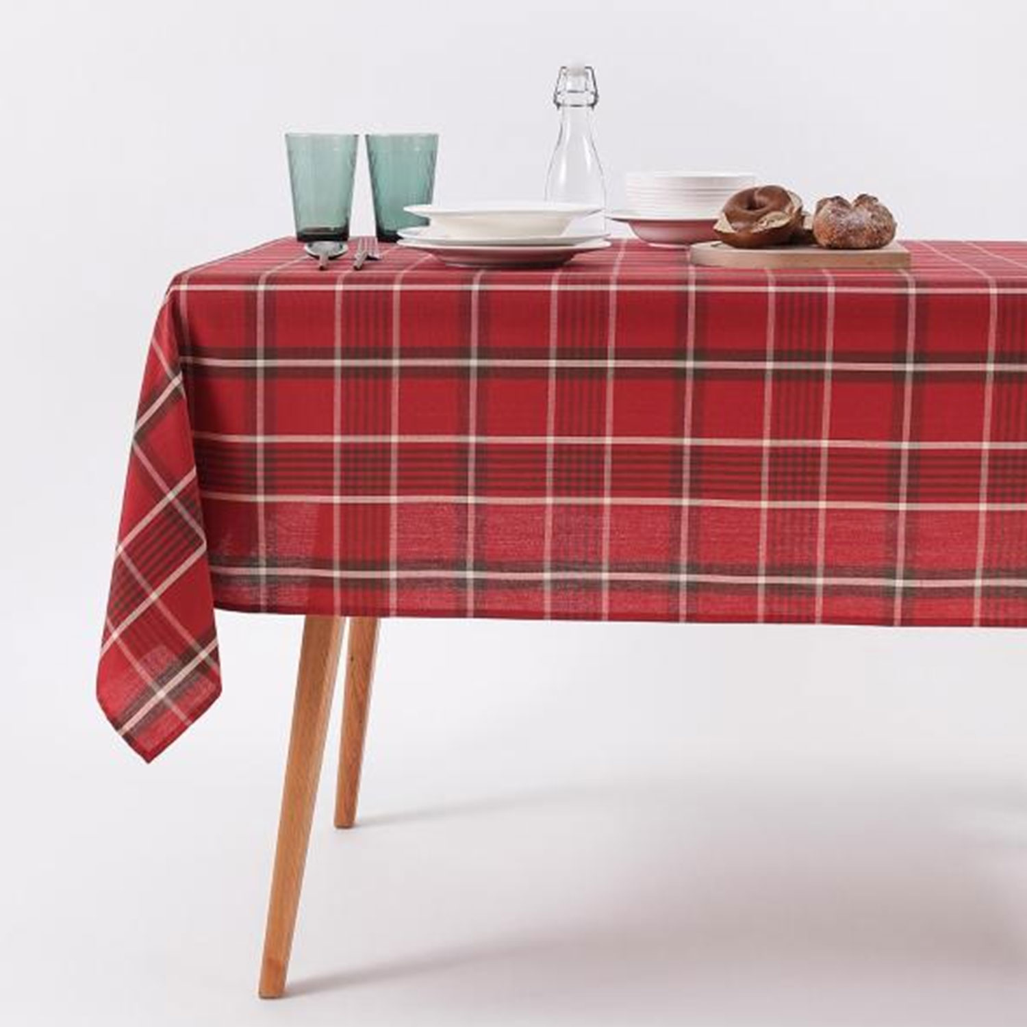 DH07469 Staltiesė EASY CARE 140x180cm, raudona, 300g/m2 - Image 1