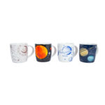 Puodelis PLANET 4 vnt., 360 ml