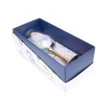 Vyno taurė FLOW "Super Dad" H21,2cm 450ml, skaidrus stiklas, mėlyna dėžutė - Image 2