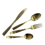 Stalo įrankiai DUNE 24 vnt., aukso spalvos