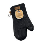 Orkaitės pirštinės ANNELI 2vnt H31cm, juodos spalvos