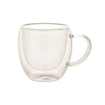 Puodeliai DOUBLE 2vnt. 200ml stikliniai su dviguba sienele - Image 2