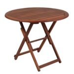 Balkono komplektas NANTES stalas ir 2 kėdės, meranti - Image 4