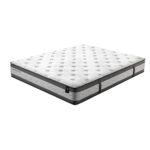 Lova EMBRACE su čiužiniu HARMONY DUO 160x200cm, balta - Image 3