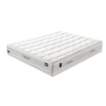 Lova EMBRACE su čiužiniu HARMONY DUO SEASON 160x200cm, balta - Image 3