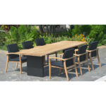 Valgomojo komplektas ROYAL su 8 kėdėmis - Image 4