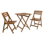 Balkono komplektas FERDY stalas ir 2 kėdės