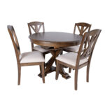 Valgomojo komplektas JAMES su 6 kėdėmis - Image 3