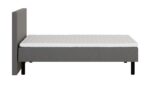 Kanapa LANDE 120x200 cm, su galvūgaliu, pilka - Image 3