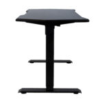 Žaidimų stalas GAMER su 1 varikliu 140x70xH71-121cm, juodas - Image 3