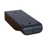 Rašomasis stalas ERGO OPTIMAL su 1 varikliu 140x70xH71-116cm, hikorio/juodas - Image 3