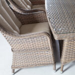 Sodo baldų rinkinys EDEN stalas ir 6 kėdės - Image 4