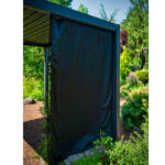 Pavėsinė MIRADOR 3x3xH2,5 m su užuolaidomis, tamsiai pilka - Image 6