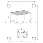Pavėsinė MIRADOR 3x4xH2,5 m su užuolaidomis, tamsiai pilka - Image 7