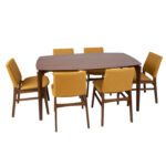 Valgomojo komplektas HAYDIE su 6 kėdėmis - Image 6